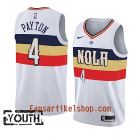 New Orleans Pelicans Trikot Elfrid Payton 4 2018-19 Nike Weiß Swingman - Kinder